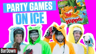 PLAYING LIFE SIZED PARTY GAMES ON ICE!