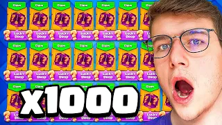 1000x LUCKY DROPS ÖFFNEN! 😱 (Weltrekord) | Clash Royale Deutsch