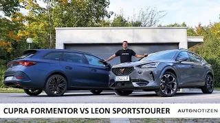 Cupra Formentor vs Leon Sportstourer: Vergleich, Review, Test, Fahrbericht