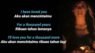 Christina Perri - A Thousand Years - Lirik dan Terjemahan