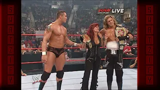 Edge, Lita & Randy Orton Vs John Cena, Trish Stratus & Carlito Part 1 RAW Sep 4 2006