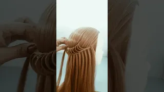New  hairstyle step by step tutorial || # 127 # new # hairstyle 🎀😍