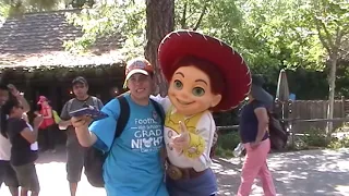 My 2014 Disneyland Resort GRAD NITE Trip - Goats Playing & Meeting Jessie in B.T.R. - Frontierland