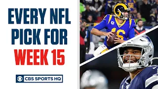 Brady Quinn and Pete Prisco make EVERY WEEK 15 NFL Pick | CBS Sports HQ