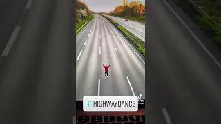 German Autobahn with lockdown