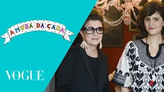 Costanza Pascolato abre as portas de sua casa para Ana Strumpf e a TV Vogue