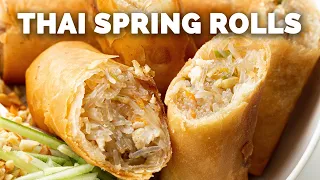 Crispy Thai Spring Rolls [So Easy!]