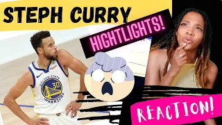 Girl Reacts to Steph Curry Highlights!