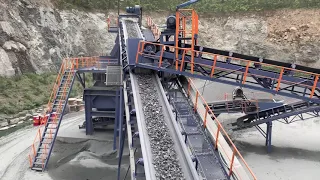 Awesome Construction Aggregate Manufacturing Process - 300t/h Crushing Plant