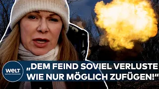 PUTINS KRIEG: "Dem Feind soviel Verluste wie nur möglich zufügen" - Klares Ziel in Bachmut!