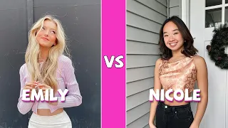 Emily Dobson Vs Nicole Laeno TikTok Dances Compilation