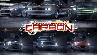 NFS Carbon - All Starter Cars vs Angie Kenji and Wolf's Original Cars | NFS - VltEd