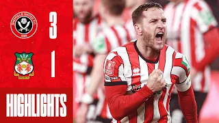 Sharp, Berge & Ahmedhodzic down Wrexham | Sheffield United 3-1 Wrexham | Emirates FA Cup Highlights