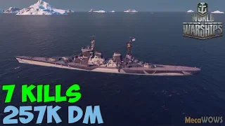 World of WarShips | Stalingrad | 7 KILLS | 257K Damage - Replay Gameplay 4K 60 fps