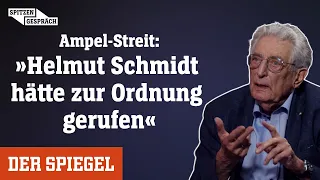 Gerhart Baum (FDP) kritisiert im SPIEGEL-Talk den Führungsstil von Kanzler Scholz und warnt vor AfD