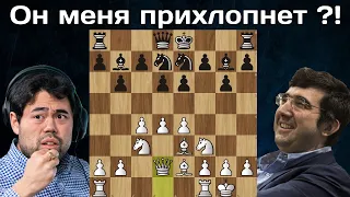 В лучших традициях староиндийского кино! В.Крамник - Х.Накамура ♟ Шахматы