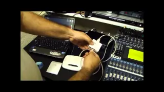 Vídeo Tutorial: Sistema de Controle de Mesa Digital Yamaha 01v96 via Wireless - COMPLETO
