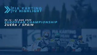 FIA Karting European Championship Round 1 - Junior & OK Highlight from Zuera Spain