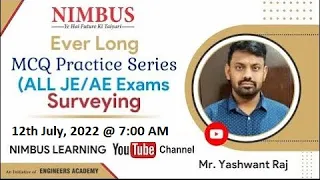 Surveying MCQs Practice for All JE/AE Exam (CE) - 🔴 Live Class | L-9