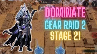 Defeating Gear Raid 2 Stage 21, Silas Booty Clap Strat | Watcher of Realms