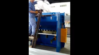 Installation for hydraulic press brake/bending machine WC67Y-80T/2500