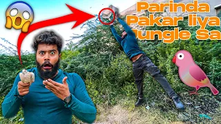 Ye kon sa Parinda pakar liya jungle sa 😱| syed fahad | the fun fin | rescue 🥹