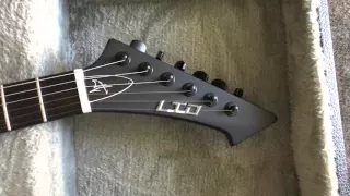 ESP LTD Snakebyte Satin Black Unboxing