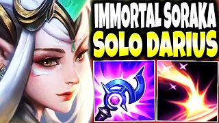 My Soraka Top Lane became IMMORTAL and Solo Killed Darius and Naafiri 🔥