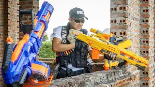 Nerf Guns War : Captain S.W.A.T Of SEAL TEAM Fight Hitman Dangerous Criminal Group | Nerf War 2020