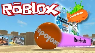 GET THE NICKELODEON BLIMP! | Roblox Super Blocky Ball