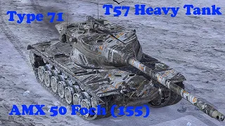 T57 Heavy Tank ● Type 71 ● AMX 50 Foch (155) - WoT Blitz UZ Gaming