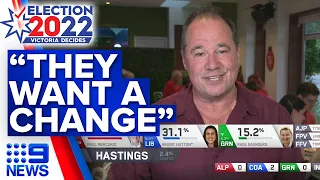 Strictly Ballroom star and ALP candidate for Hastings speaks | 2022 Victorian Election | 9 News