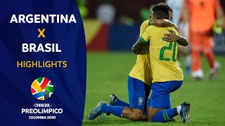 Argentina 0-3 Brasil l Preolímpico 2020