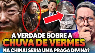 A VERDADE SOBRE A CHUVA DE VERMES ou CHUVA de MINHOCAS na CHINA! Foi Deus quem mandou?