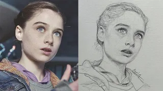 The Beauty of Precision: Drawing a Flawless Girl's Portrait@onepencildrawing