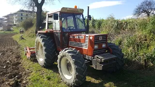 FRESATURA 2018 | FIATAGRI 80.90 DT + Zappatrice MASCHIO C230