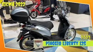 2023 Piaggio Liberty 125 Walkaround EICMA 2022 Fiera Milano RHO