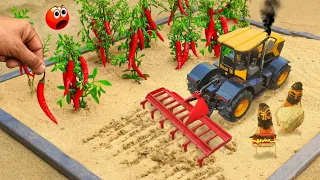 Top the most creative DIY tractor plough machine | DIY mini tractor making chilli farming |mini star