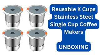 🔥 Reusable Stainless Steel K Cups Unboxing and Review! ✅  #productreview #unboxing
