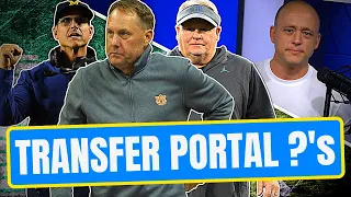 Josh Pate On Teams With Transfer Portal Questions - OU + AU + Mich + UCLA (Late Kick Cut)