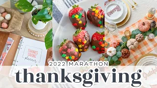 THANKSGIVING MARATHON // 2 HOURS OF THANKSGIVING DECORATING & PLANNING // CHARLOTTE GROVE FARMHOUSE