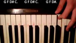 How to play 'Blue - Eiffel' on piano