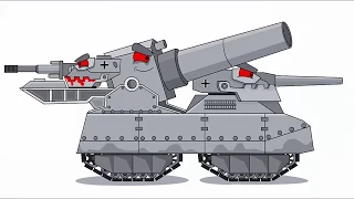 Как Нарисовать Танк ГИБРИД  Ратте | Дора | Железный Монстр Для Мультики Про Танки