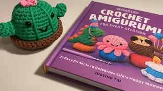 The Woobles Crochet Kit and Book - Clint the Cactus