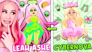 Switching Styles With Cybernova For 24 Hours In Royale High... Roblox