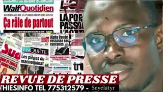 REVUE DE PRESSE DU SENEGAL, REVUE DE PRESSE AUJOURD'HUI 12 04 2024