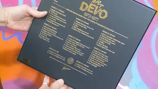 Unboxing ART DEVO Akron Gold Vinyl BOX SET Futurismo Records #vc