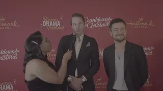 RED CARPET INTERVIEW: Paul Campbell and Tyler Hynes | RomaDrama Christmas in Chicago (December 2022)