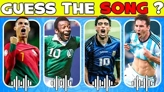 Guess 100 Legend Football Players by SONG 🎶 ⚽ CR7 Ronaldo, Messi, Pele, Diego Maradona