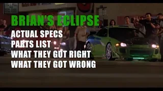Episode #4 - Brian's Eclipse from The Fast and The Furious